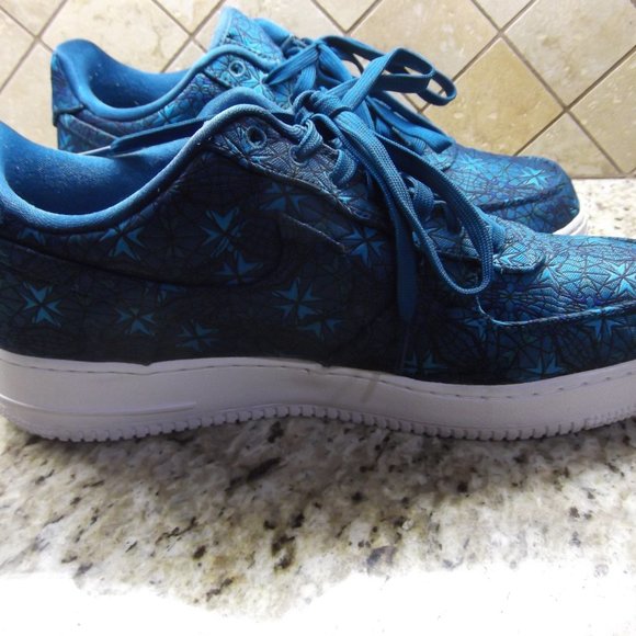 nike air force 1's stained glass green abyss size 12 - Picture 10 of 15